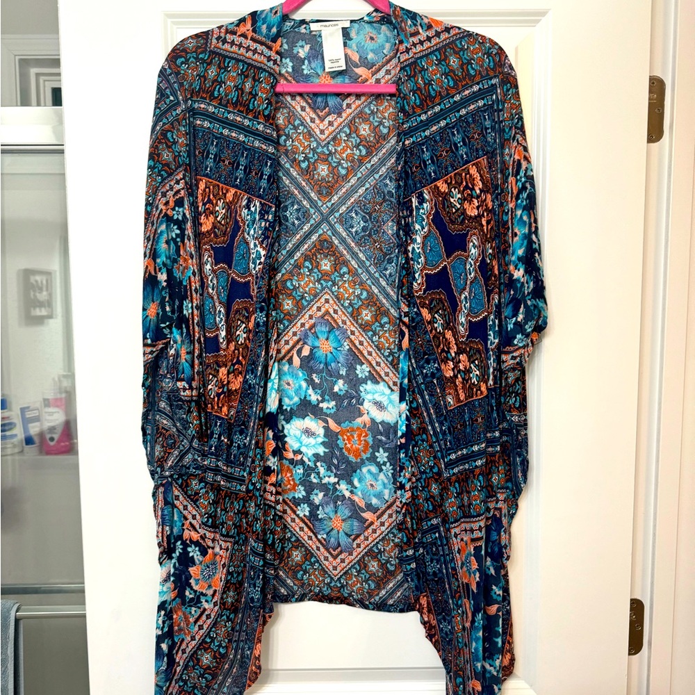 Boho Patterns Multi-Color Cardigan Maurices